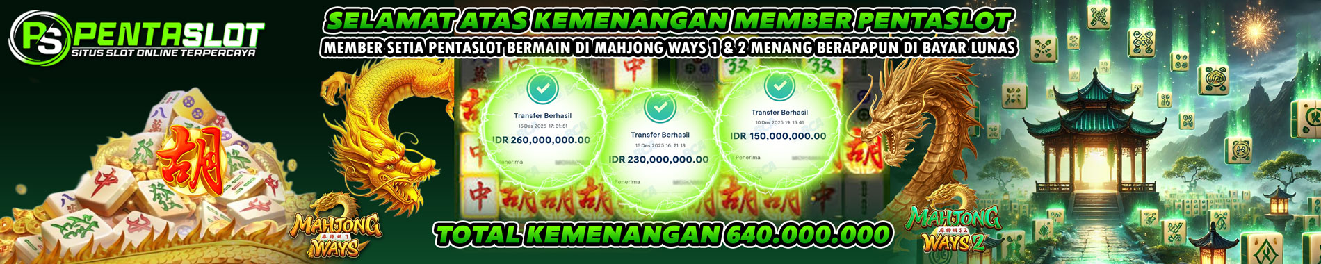 JACKPOT MEMBER PENTASLOT PGSOFT